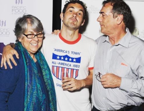 Mark Normand with his beloved parents